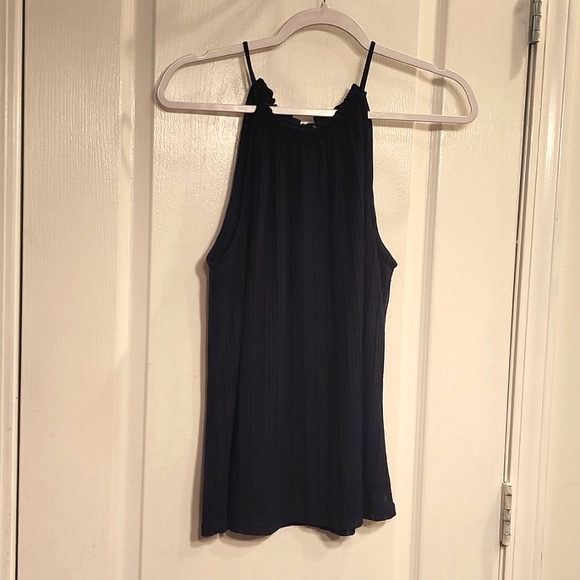 NWOT soho New York & Company Jeans Ruched Neck Halter - Picture 5 of 7